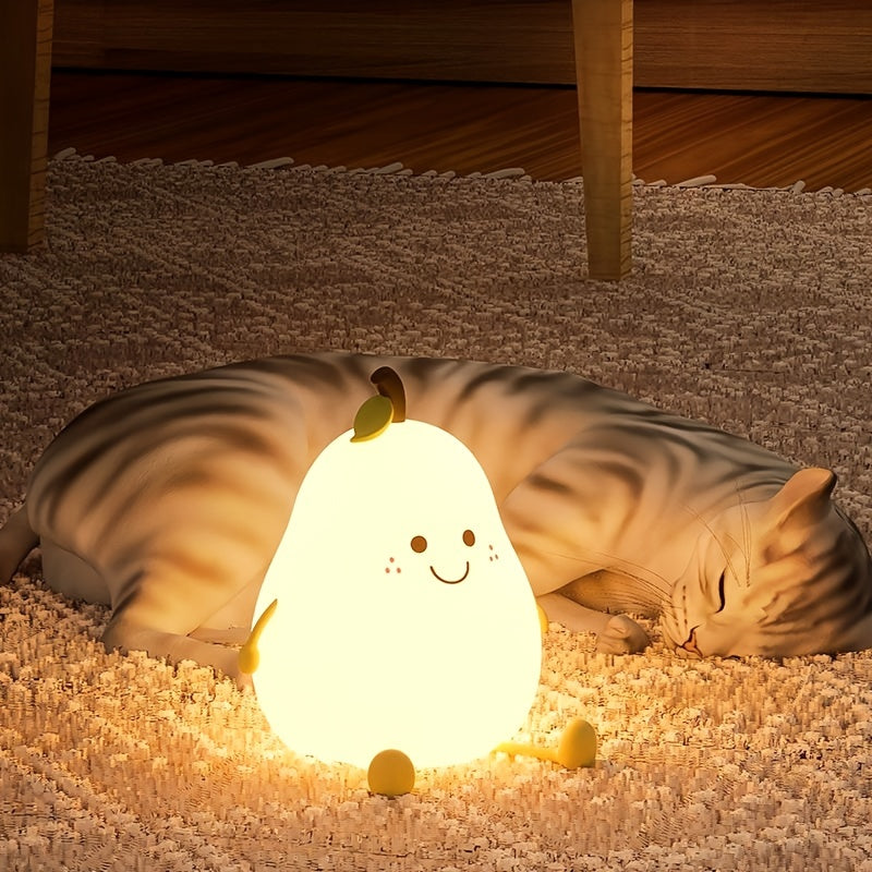 Cute Pear Night Light